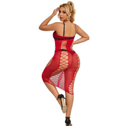 Subblime - 952327 Robe Longue Réseille Rouge Taille Unique